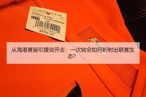 从海港夏窗引援说开去：一次转会如何折射出联赛生态？
